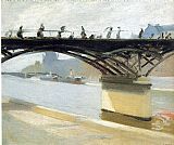 Edward Hopper Canvas Paintings - Les Pont des Arts